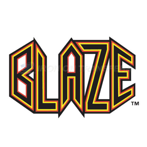 Bakersfield Blaze Iron-on Stickers (Heat Transfers)NO.7651